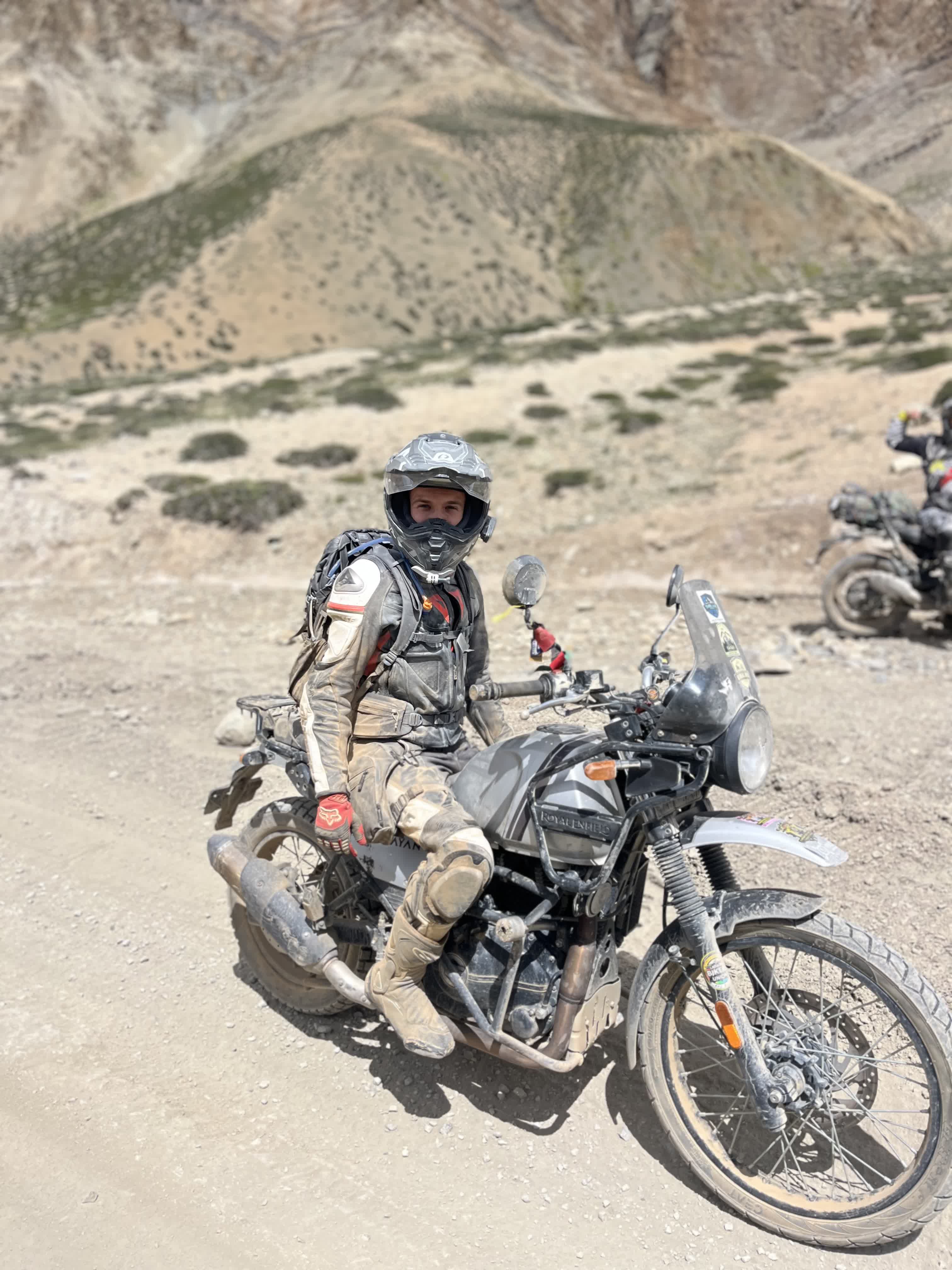Royal Enfield Himalayan 450 Sherpa engine at Leh base camp Ladakh Bikers