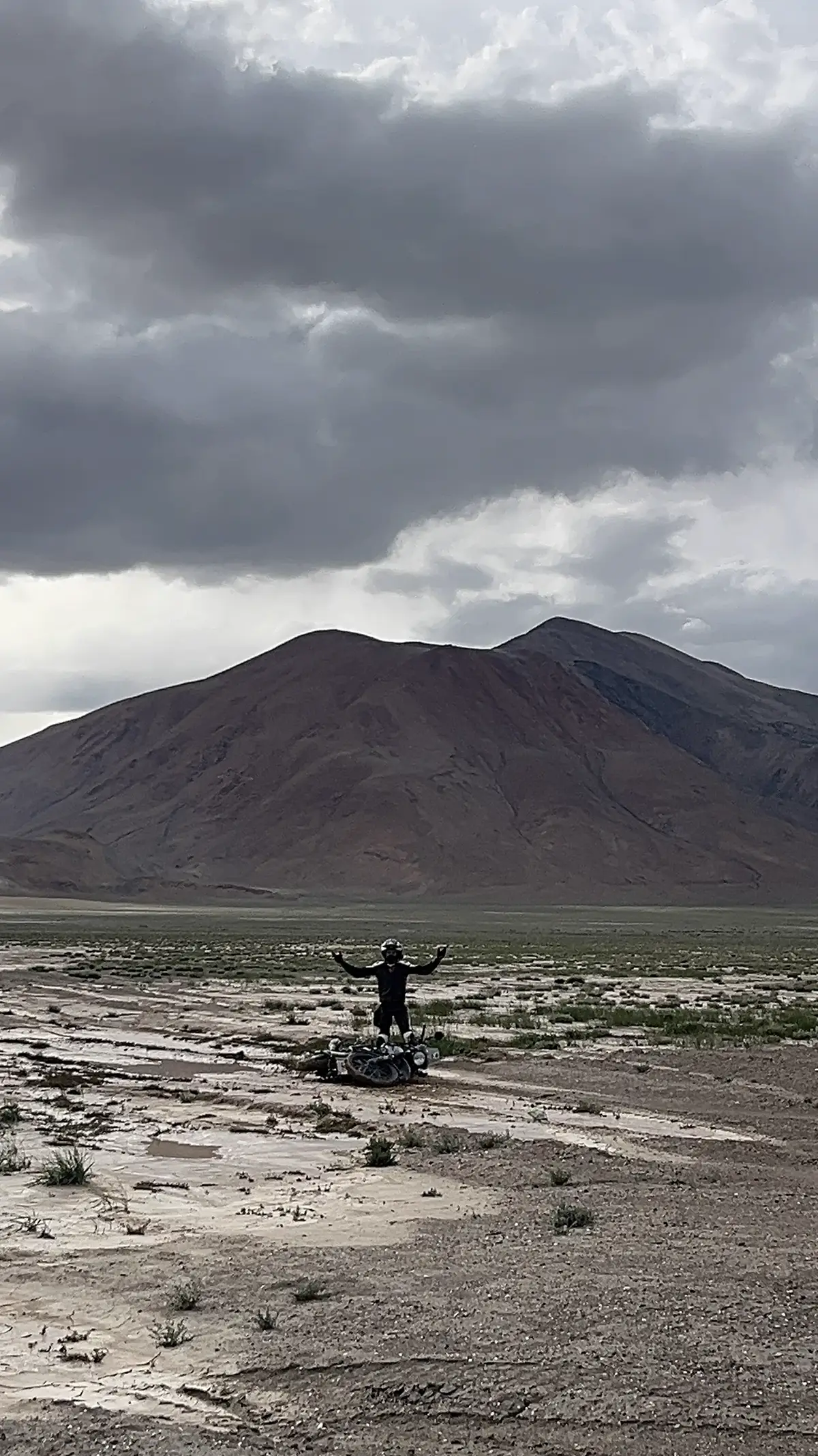 Royal Enfield fleet ready at Ladakh Bikers Leh base camp workshop