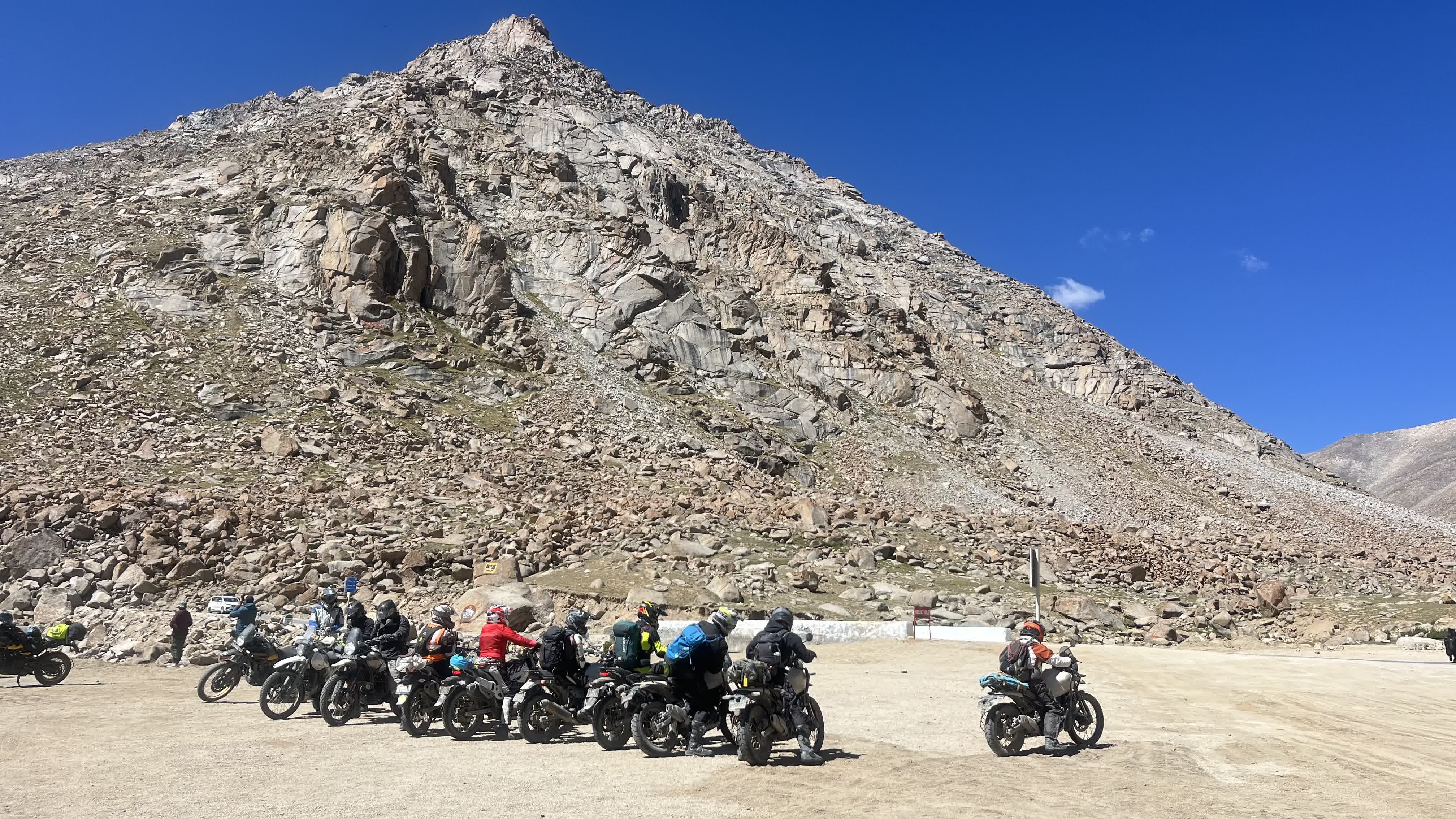 Sand dune sunset Hunder Nubra Valley motorcycle tour Ladakh