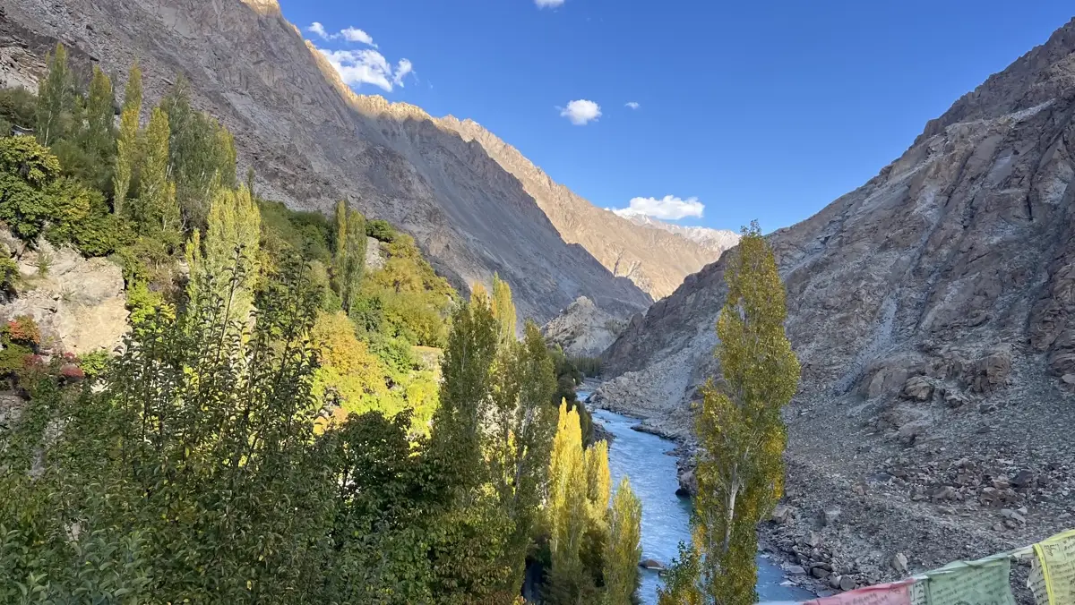 Female motorcycle rider on Royal Enfield Himalayan expedition Ladakh
